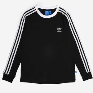 Adidas Originals 3 stripes Long Sleeve Tee Black